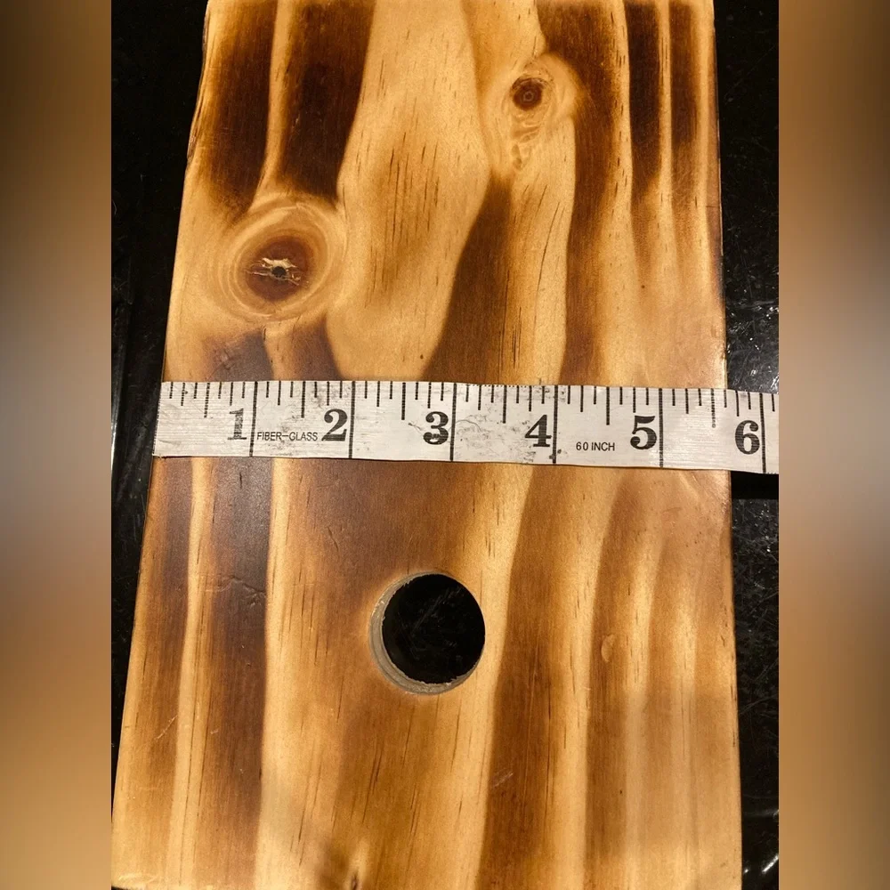 Wood for Rustic Toilet Paper Holder